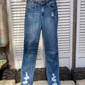 JUST BLACK LIGHT WASH JEANS